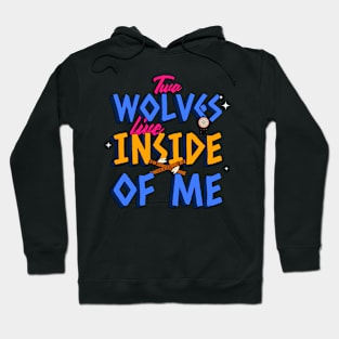 Wolf Howling T-Shirt Hoodie